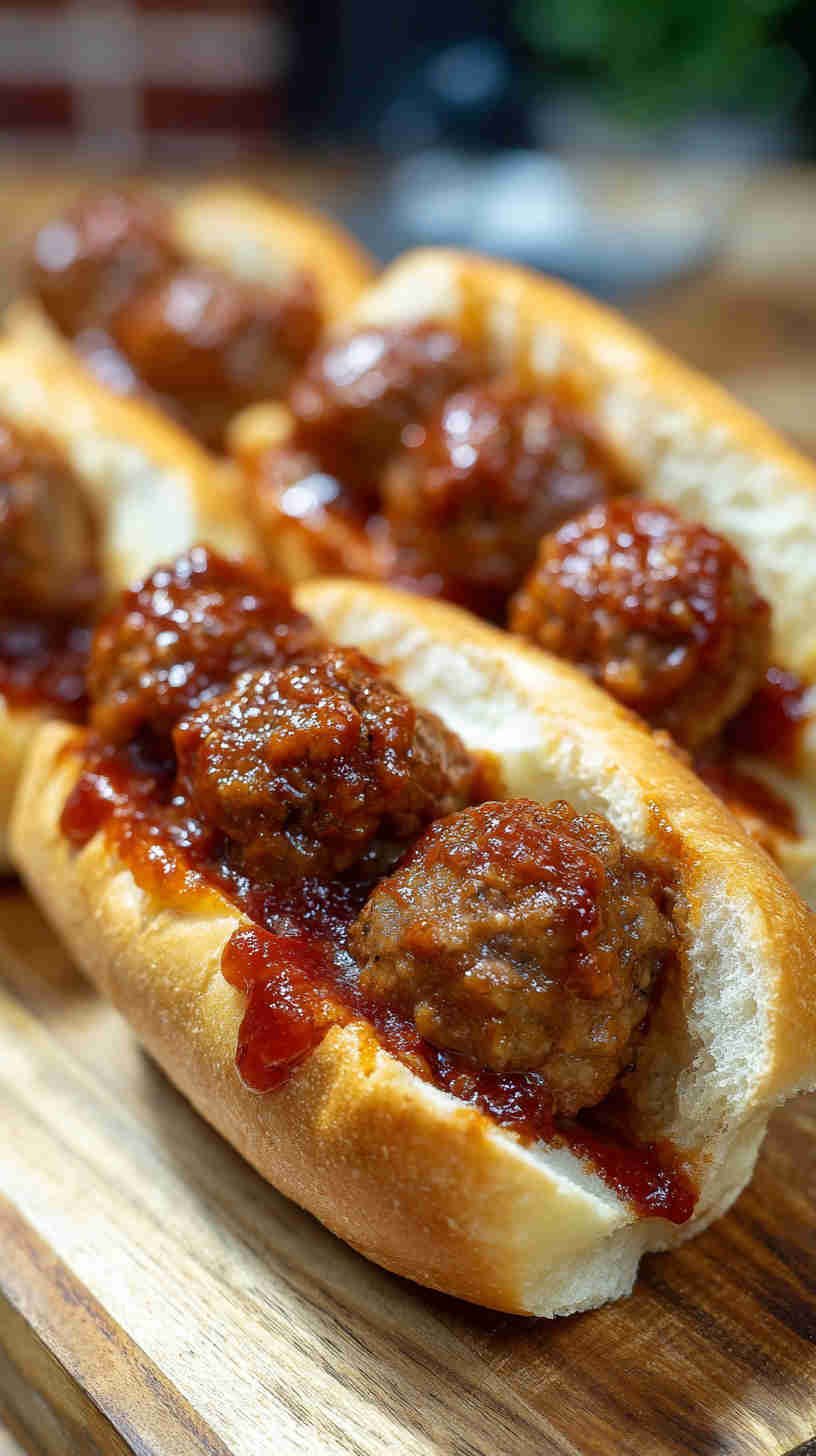 Crockpot Mini Meatball Subs