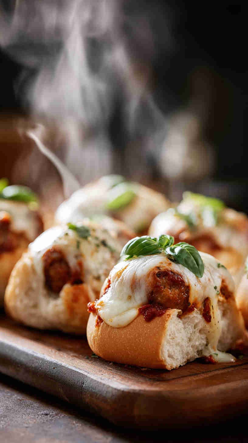Crockpot Mini Meatball Subs