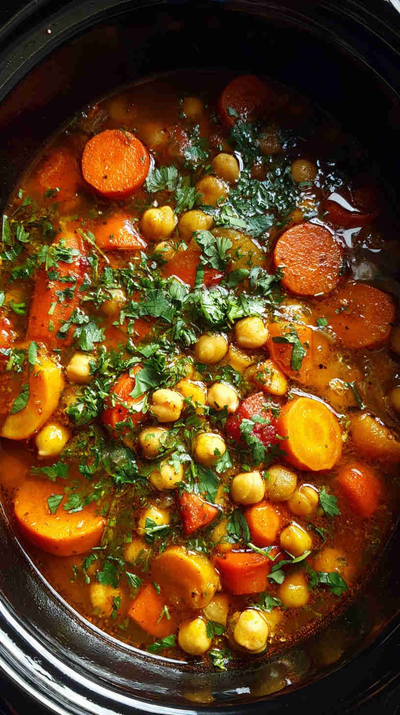 Crockpot Moroccan Chickpea Stew