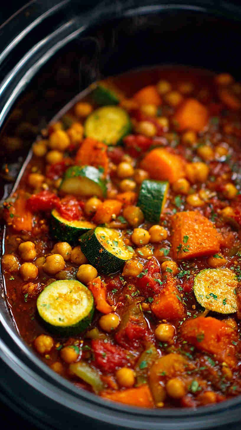 Crockpot Moroccan Chickpea Stew