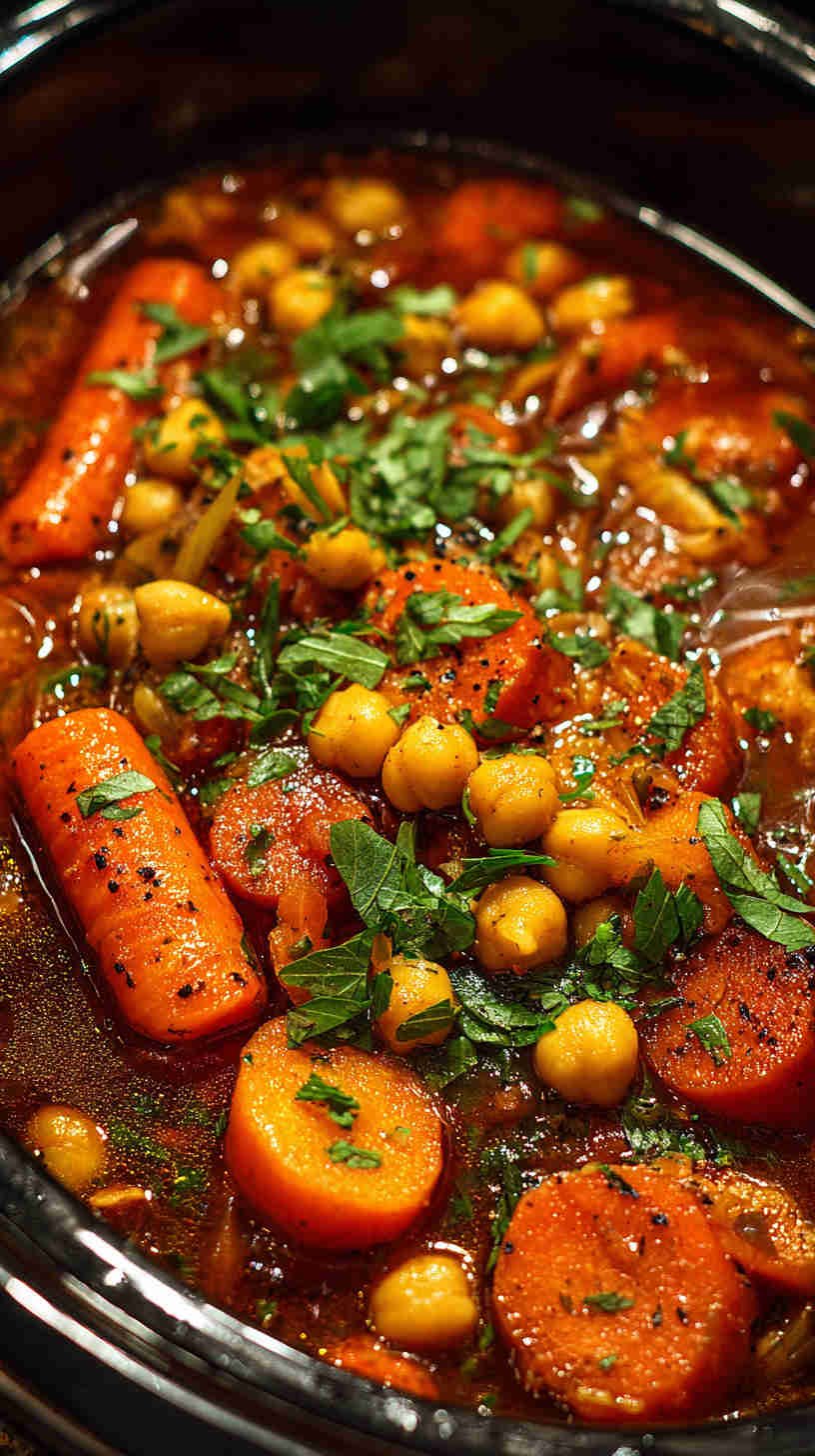 Crockpot Moroccan Chickpea Stew
