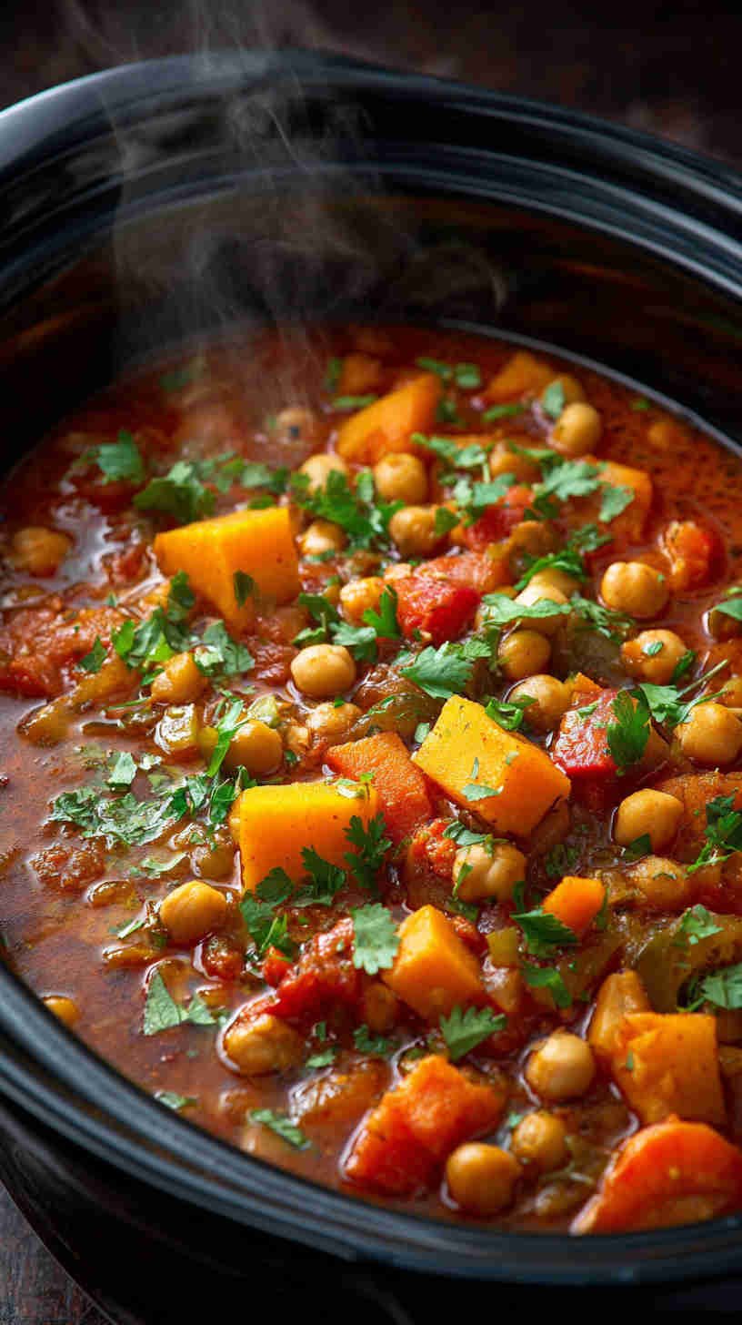Crockpot Moroccan Chickpea Stew