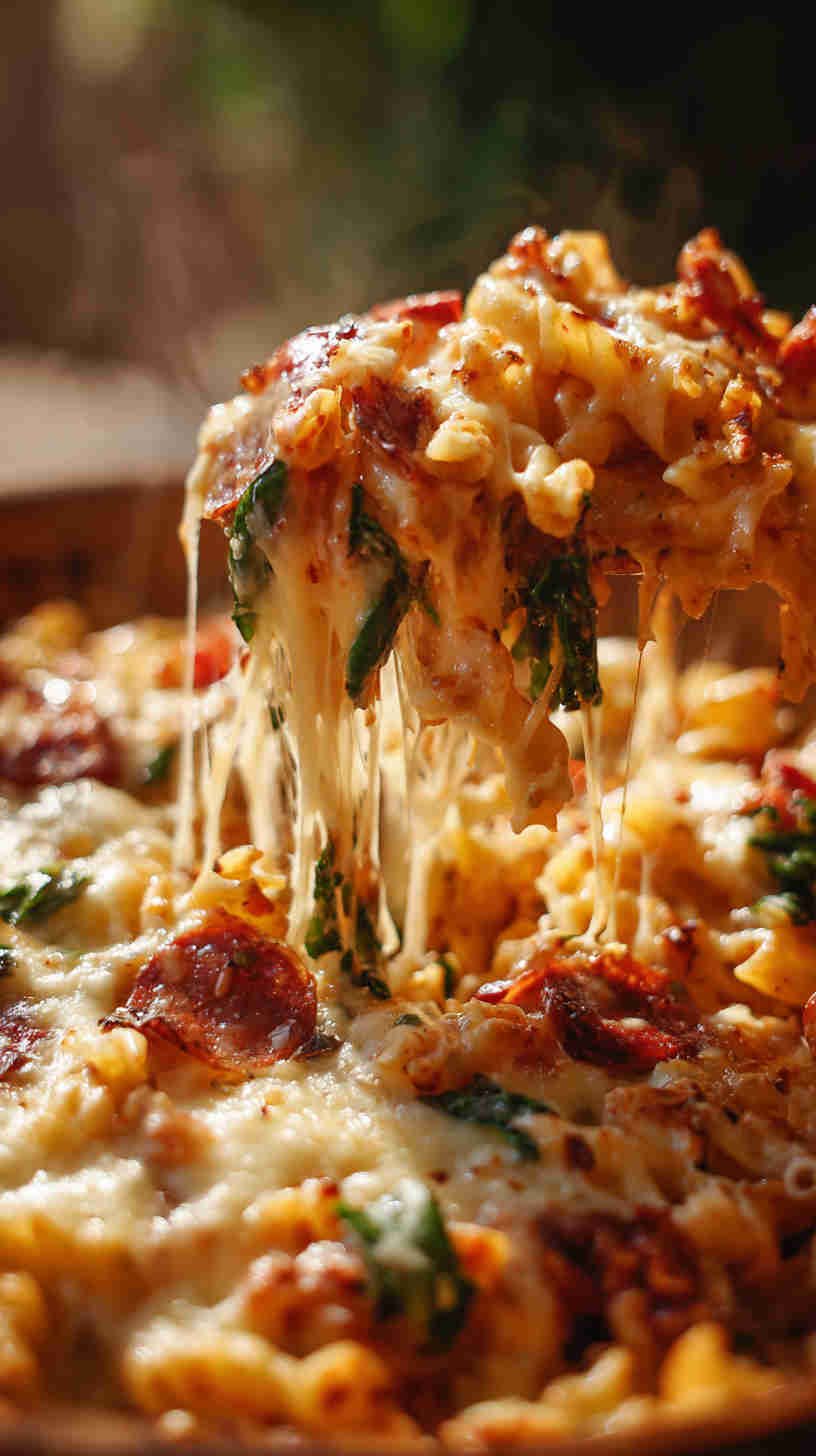 Crockpot Pizza Pasta