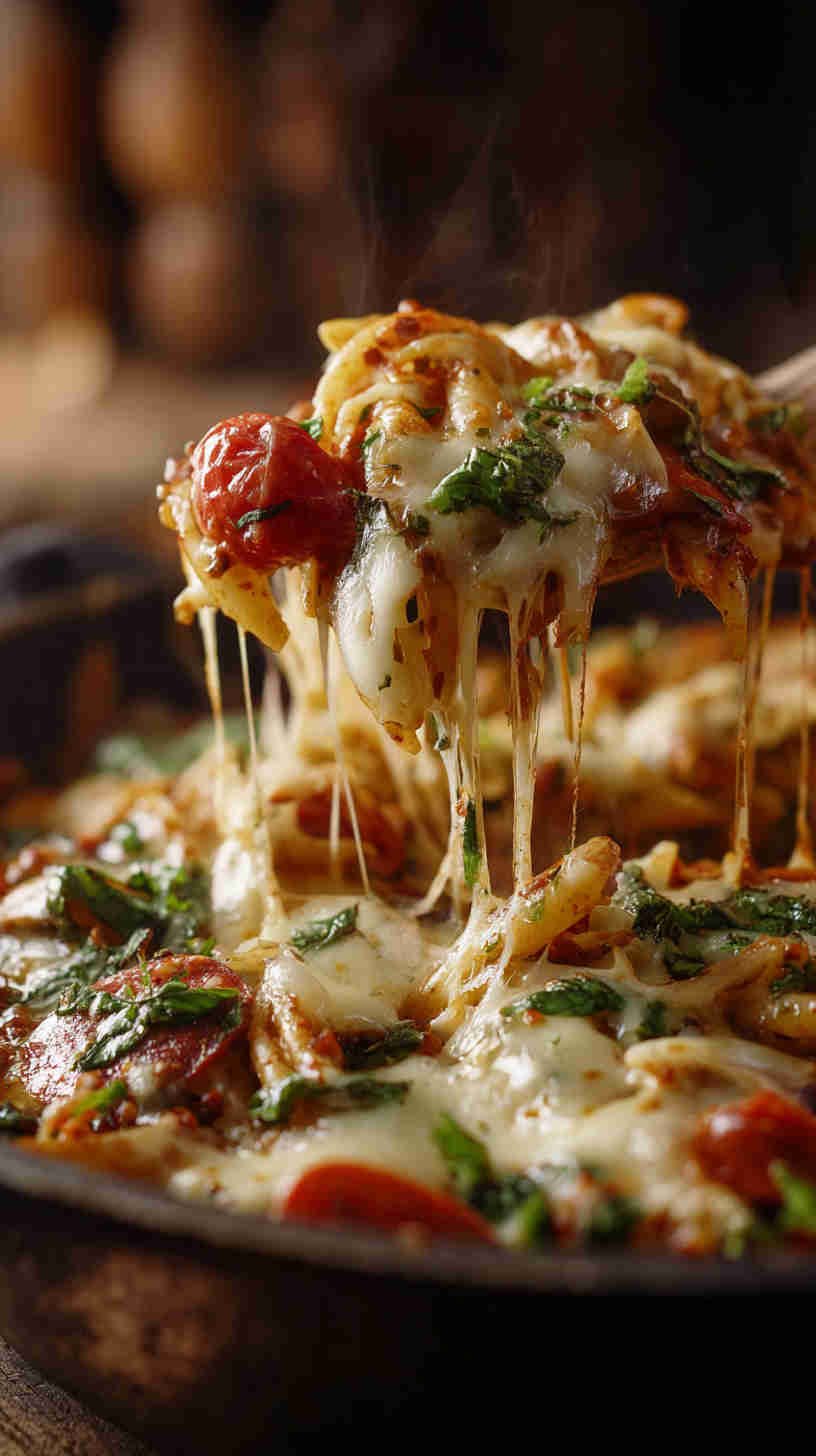 Crockpot Pizza Pasta