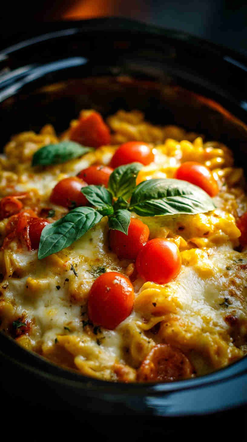 Crockpot Pizza Pasta