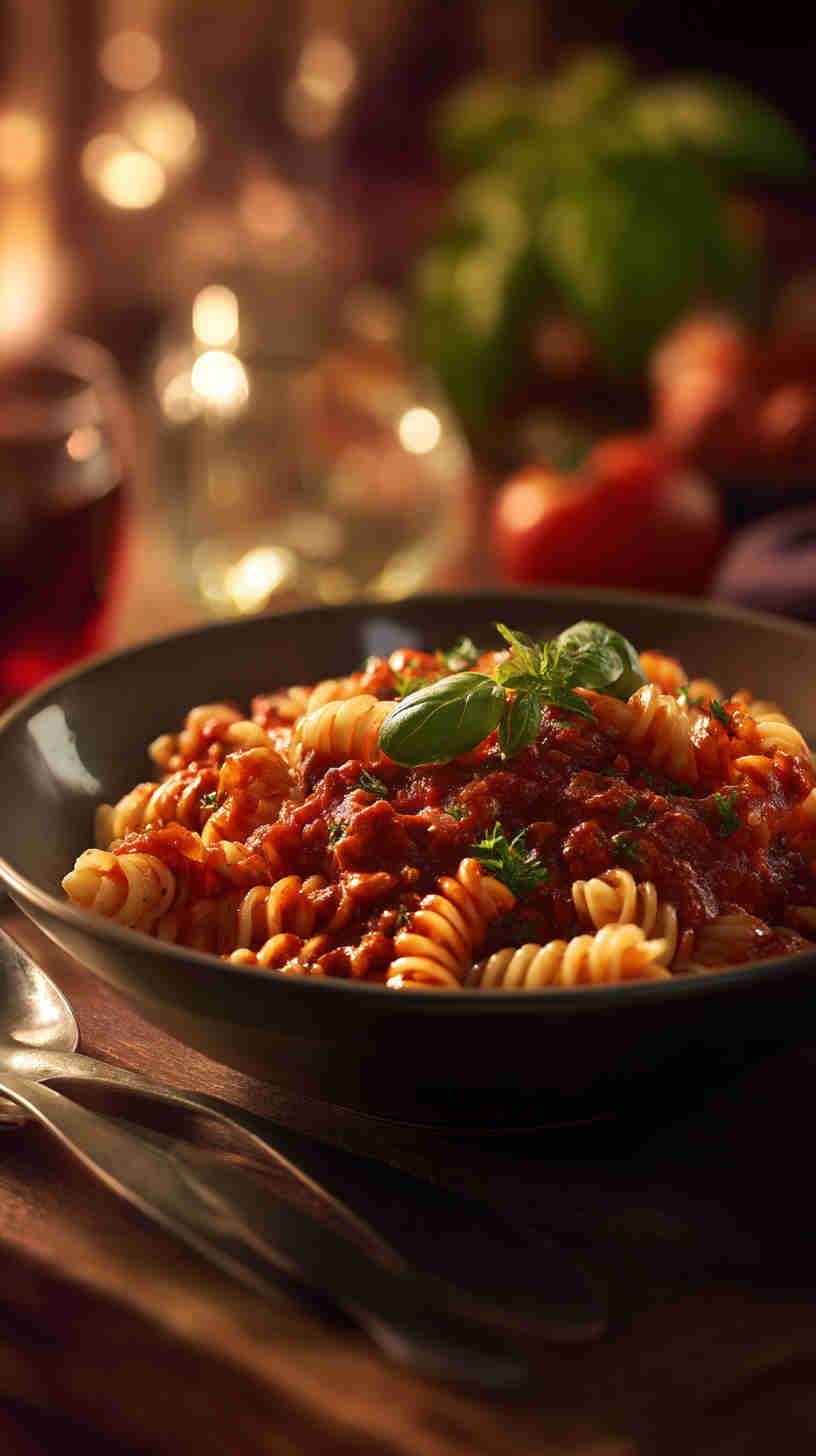 Crockpot Pizza Pasta