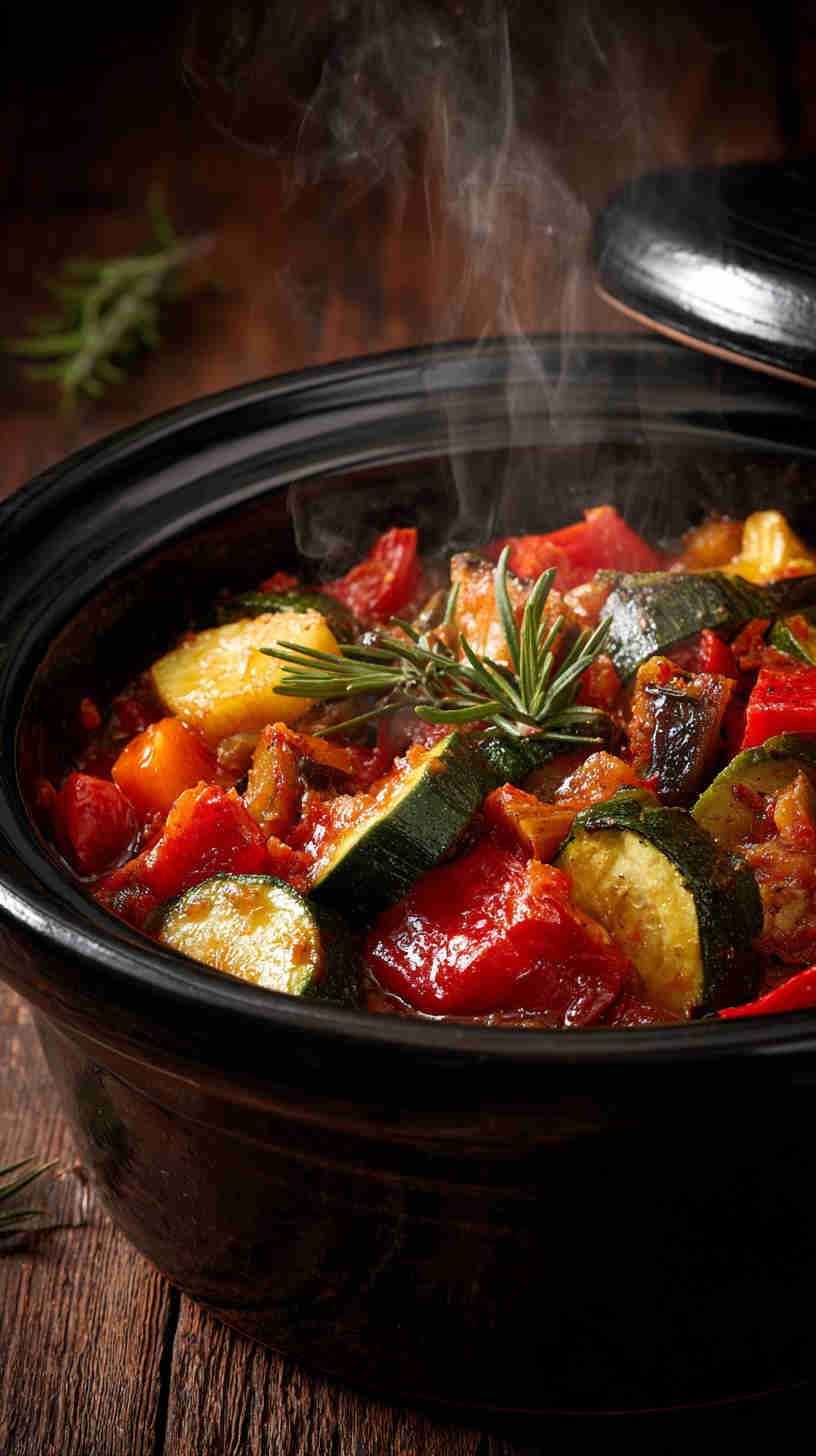 Crockpot Ratatouille with Fresh Herbs