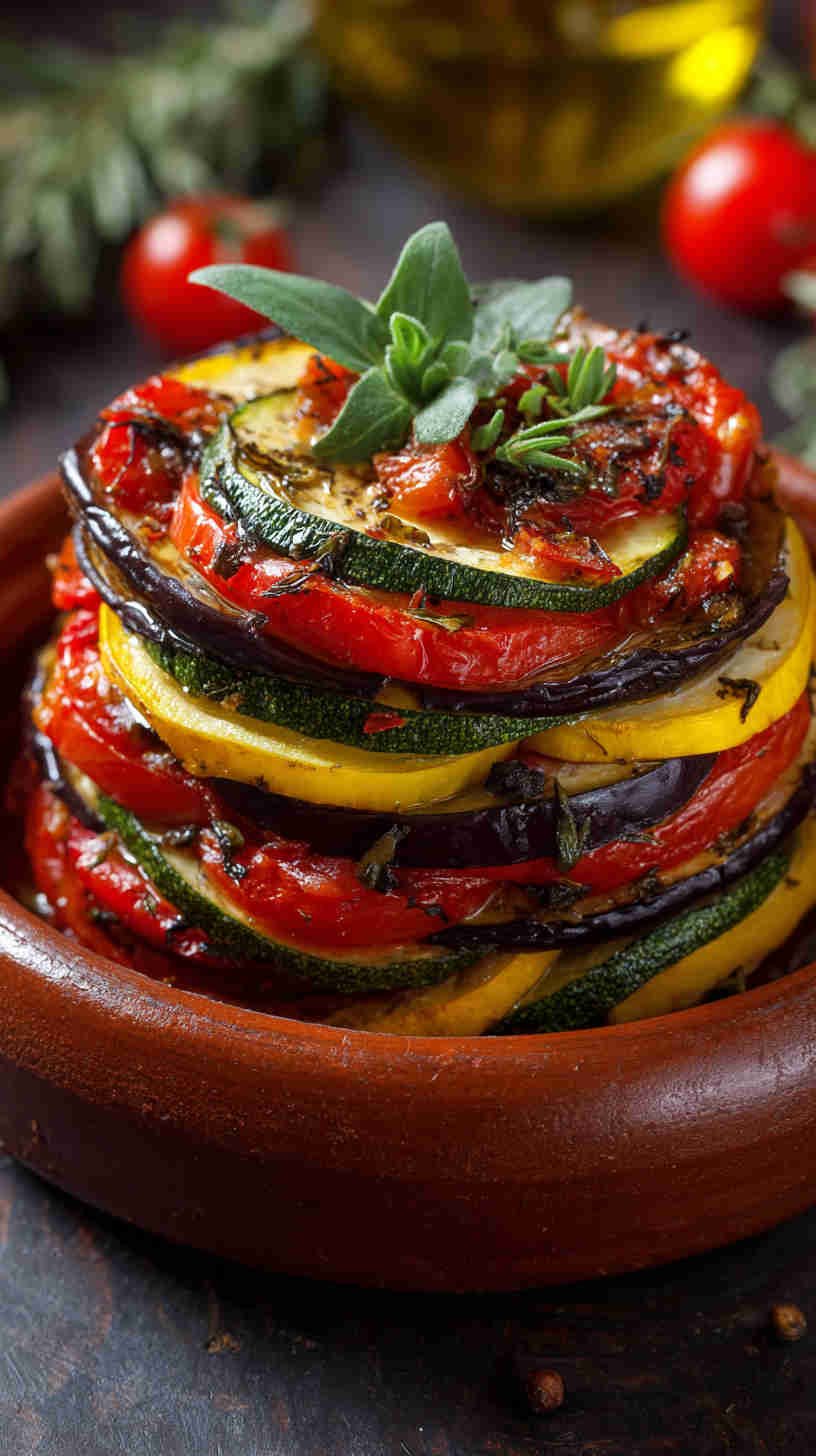 Crockpot Ratatouille with Fresh Herbs