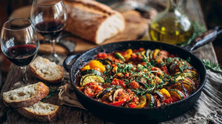 Crockpot Ratatouille with Fresh Herbs