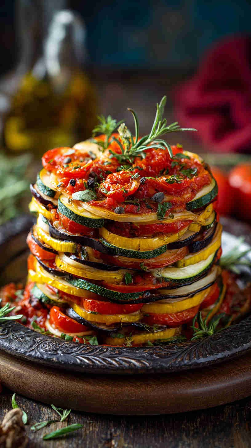 Crockpot Ratatouille with Fresh Herbs