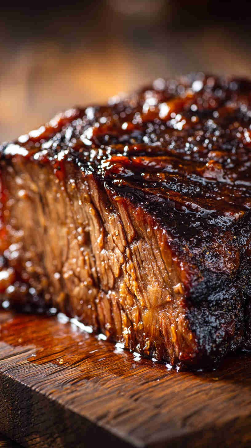 Crockpot Smoky BBQ Beef Brisket