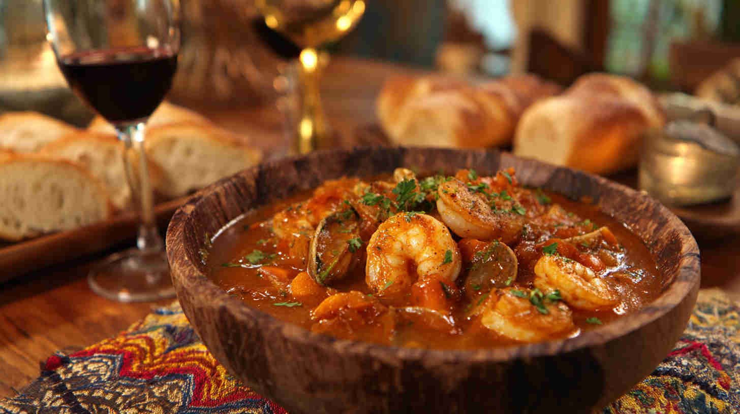 Crockpot Spicy Tomato Seafood Stew