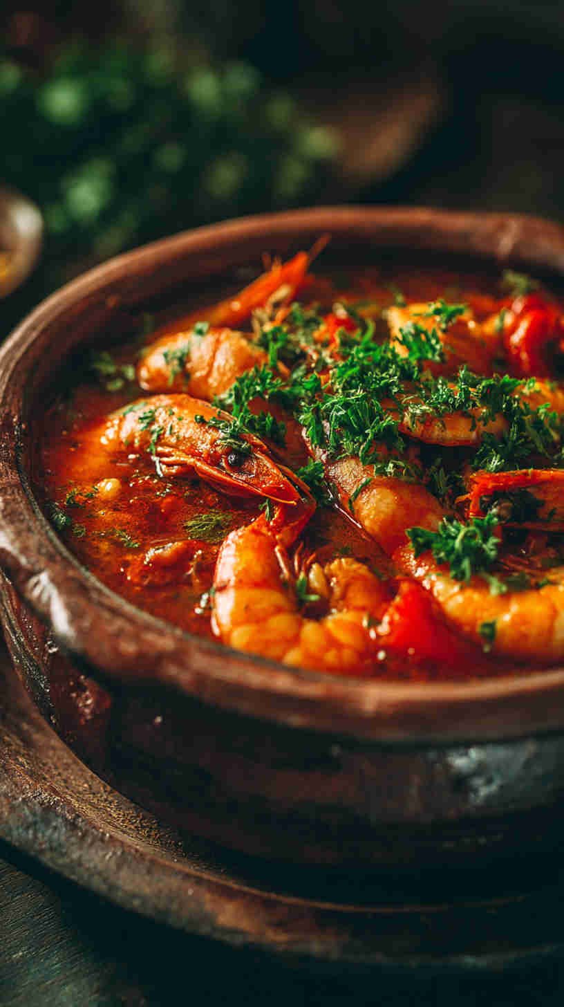 Crockpot Spicy Tomato Seafood Stew