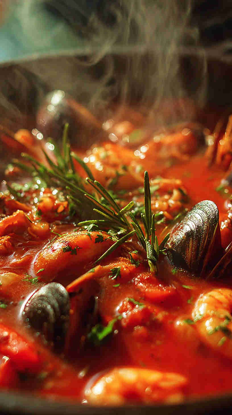 Crockpot Spicy Tomato Seafood Stew