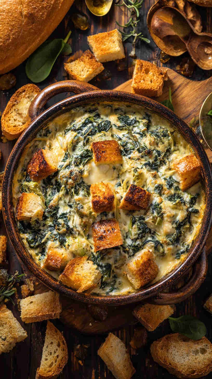 Crockpot Spinach Artichoke Dip