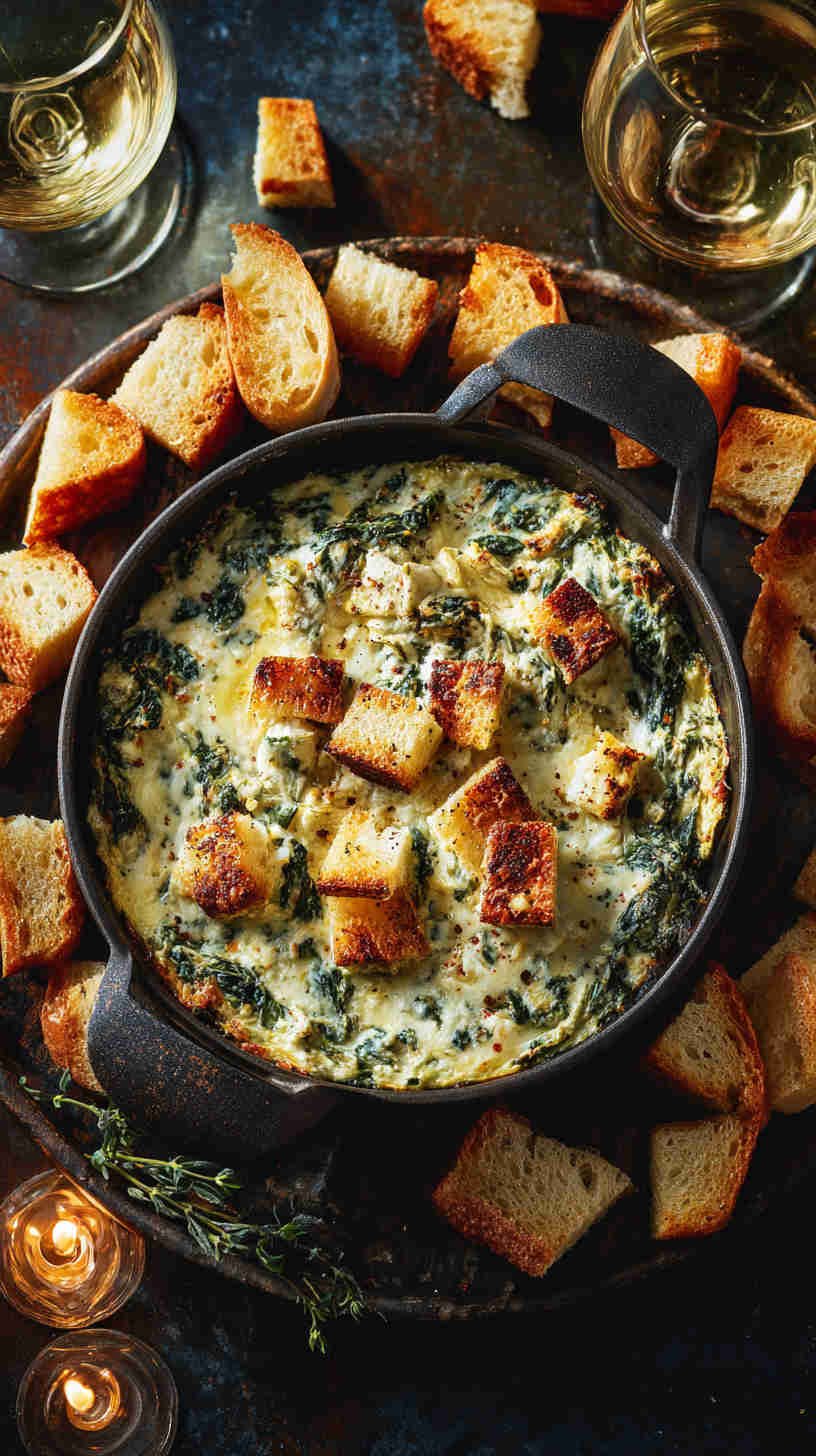 Crockpot Spinach Artichoke Dip