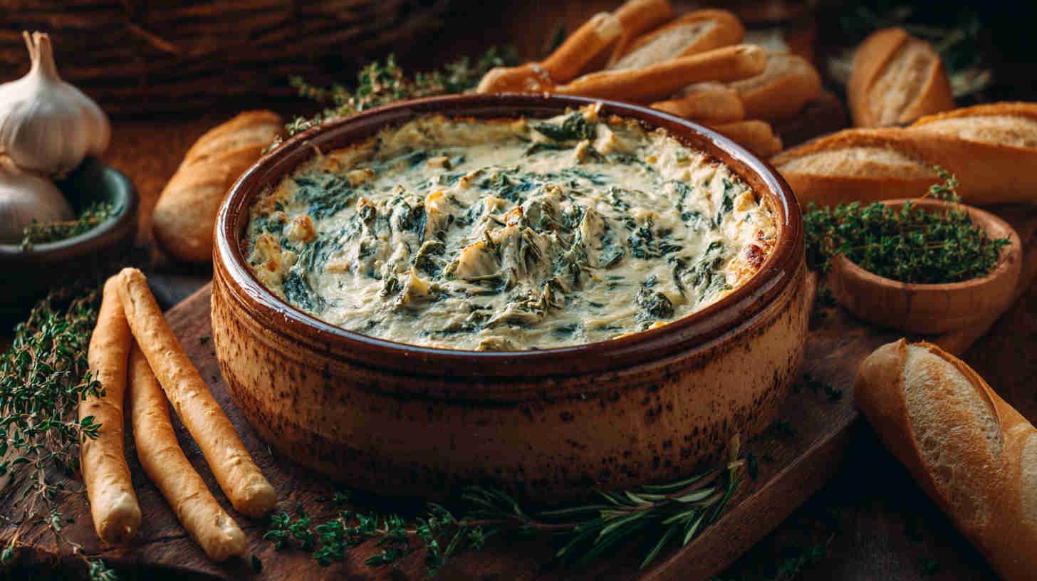 Crockpot Spinach Artichoke Dip