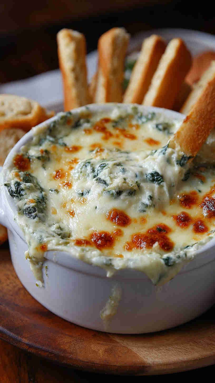Crockpot Spinach Artichoke Dip