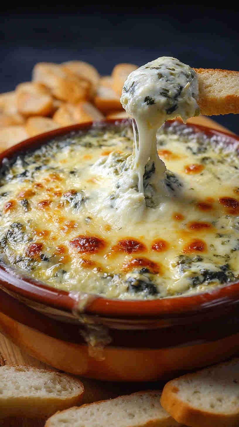 Crockpot Spinach Artichoke Dip