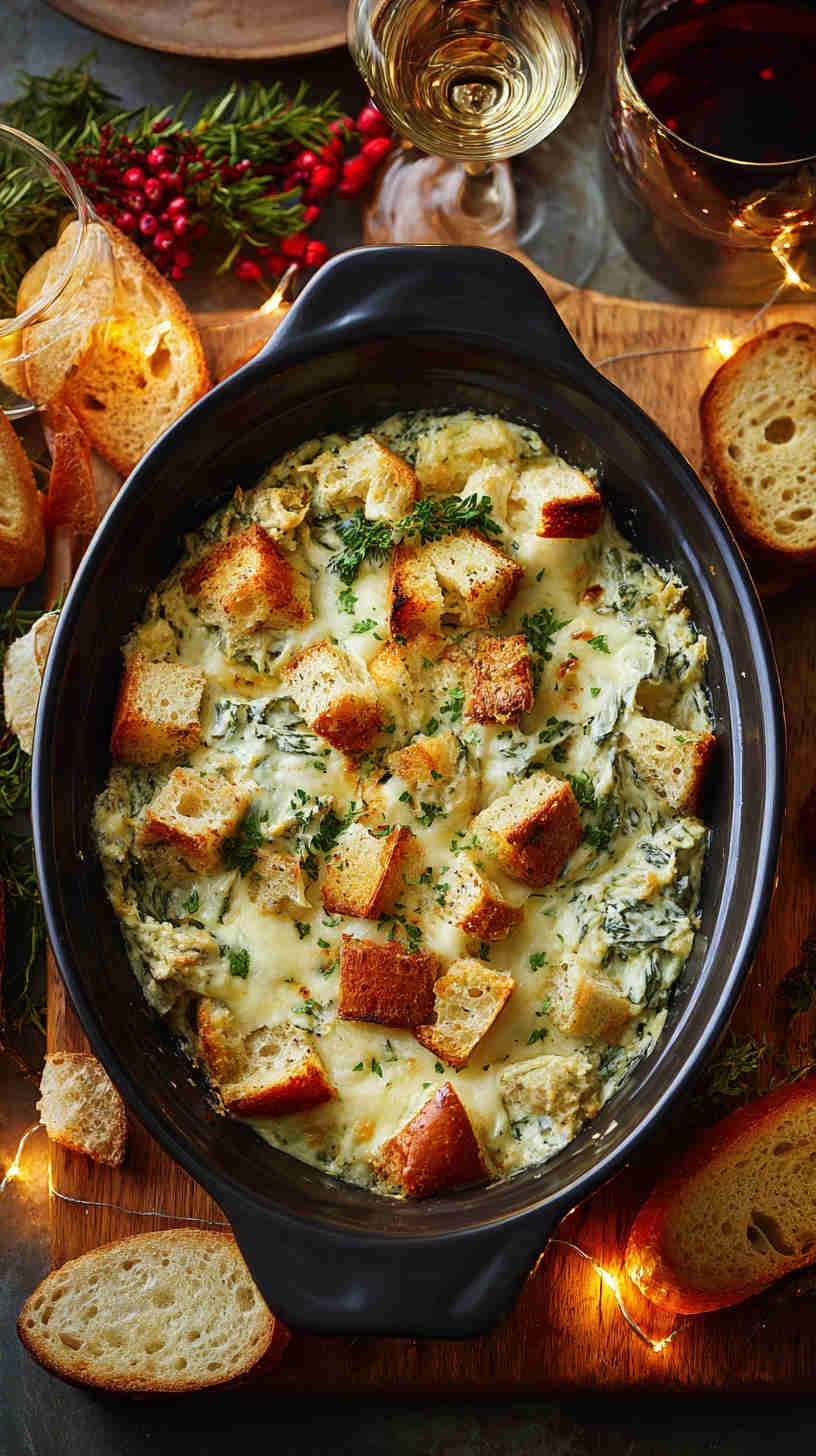 Crockpot Spinach Artichoke Dip