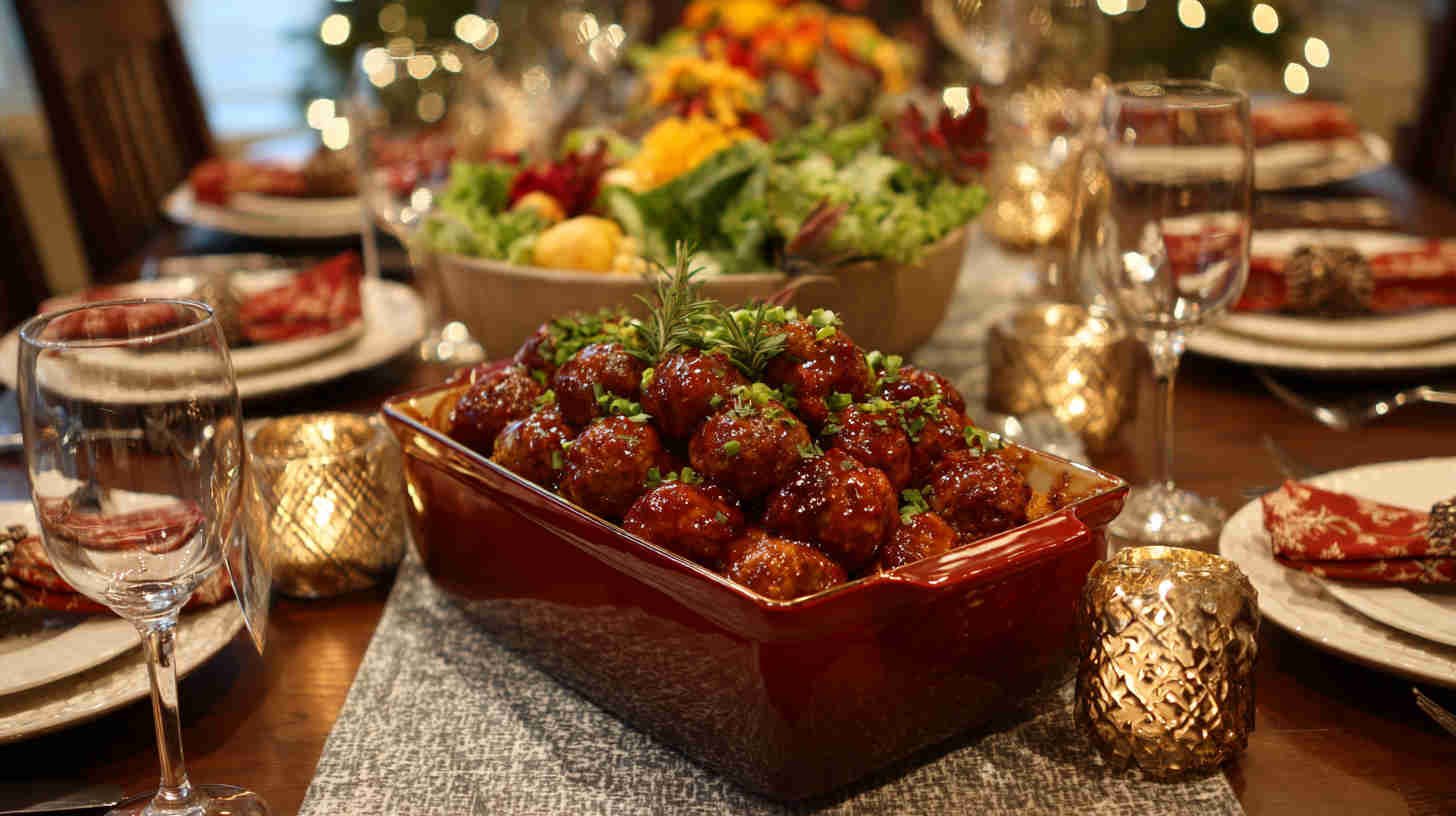 Crockpot Sweet and Spicy BBQ Meatballs