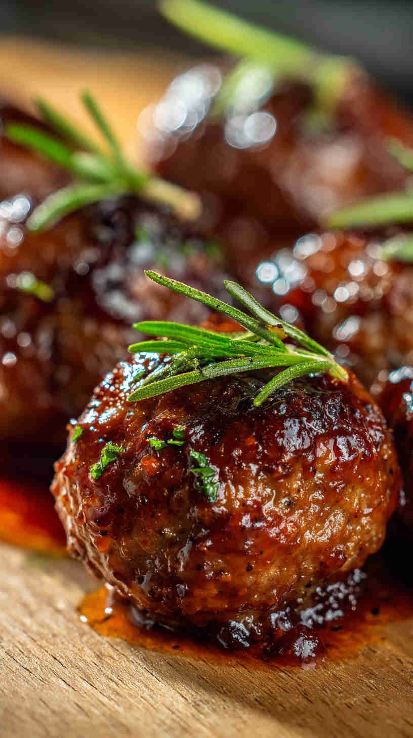Crockpot Sweet and Spicy BBQ Meatballs