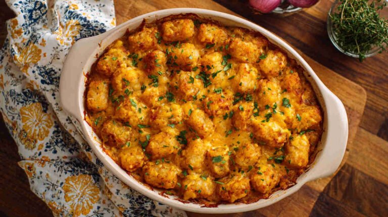 Crockpot Tater Tot Casserole
