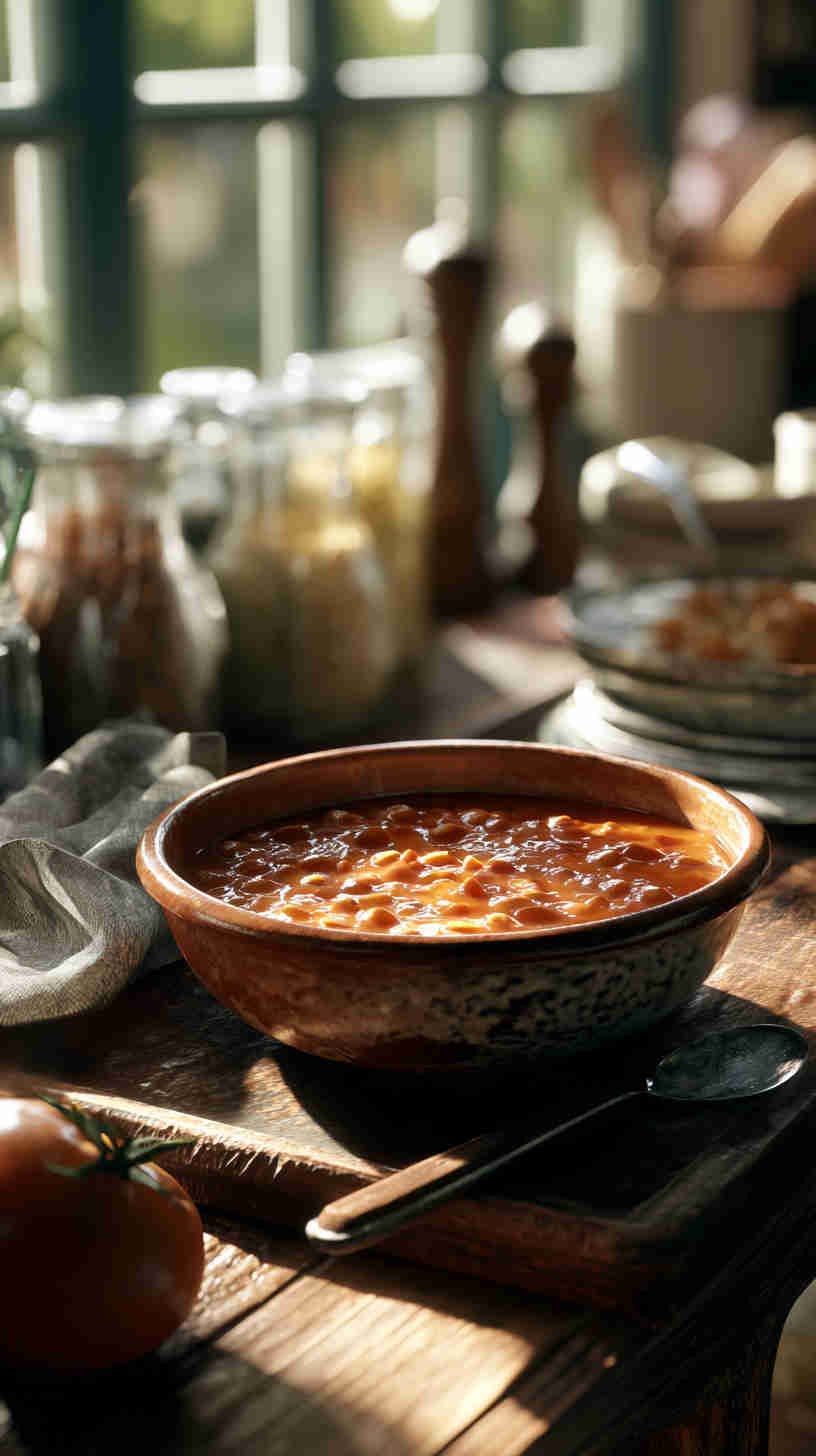 Crockpot Tomato Basil Lentil Soup