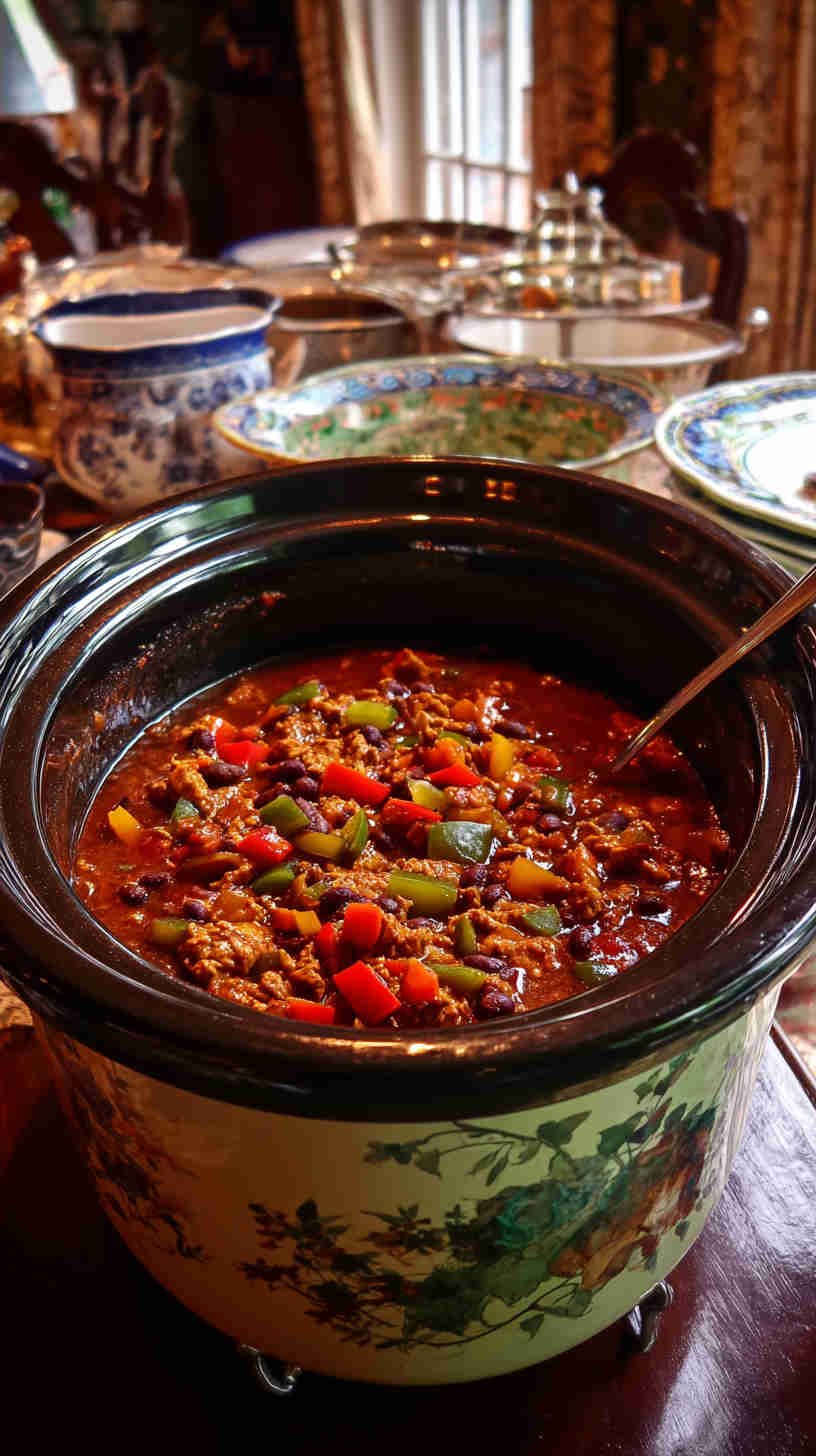Crockpot Turkey Chili