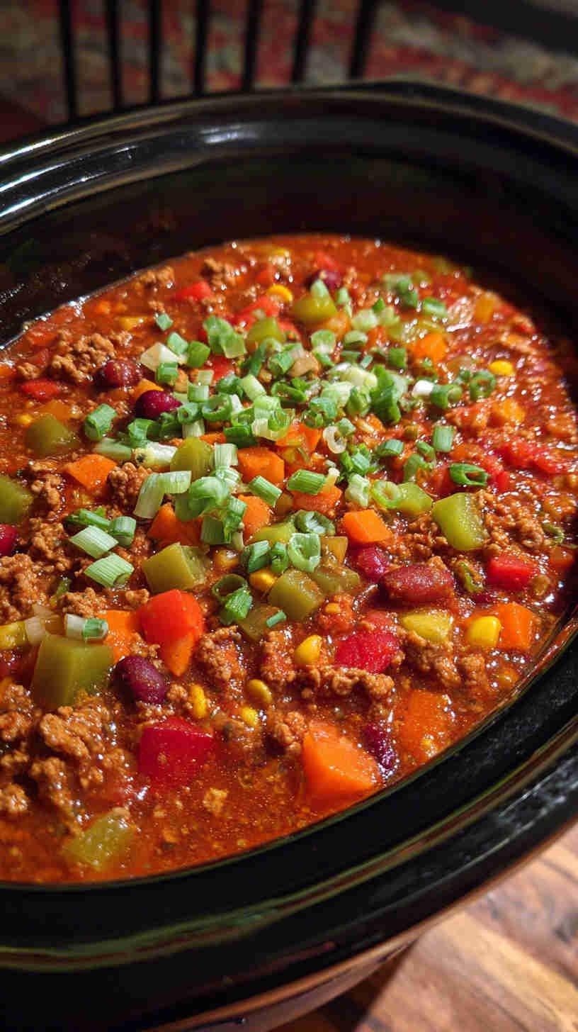 Crockpot Turkey Chili