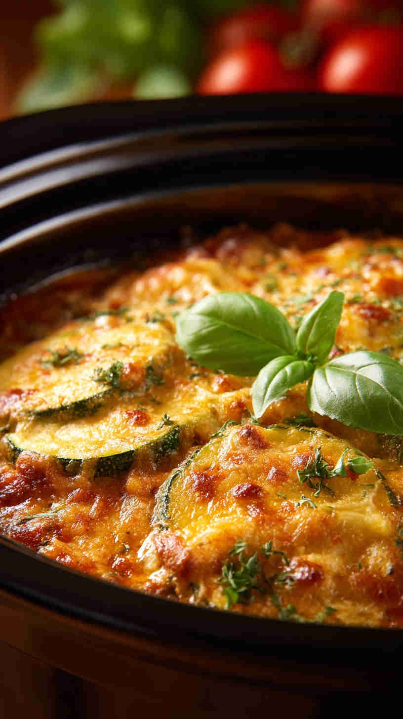 Crockpot Zucchini Lasagna