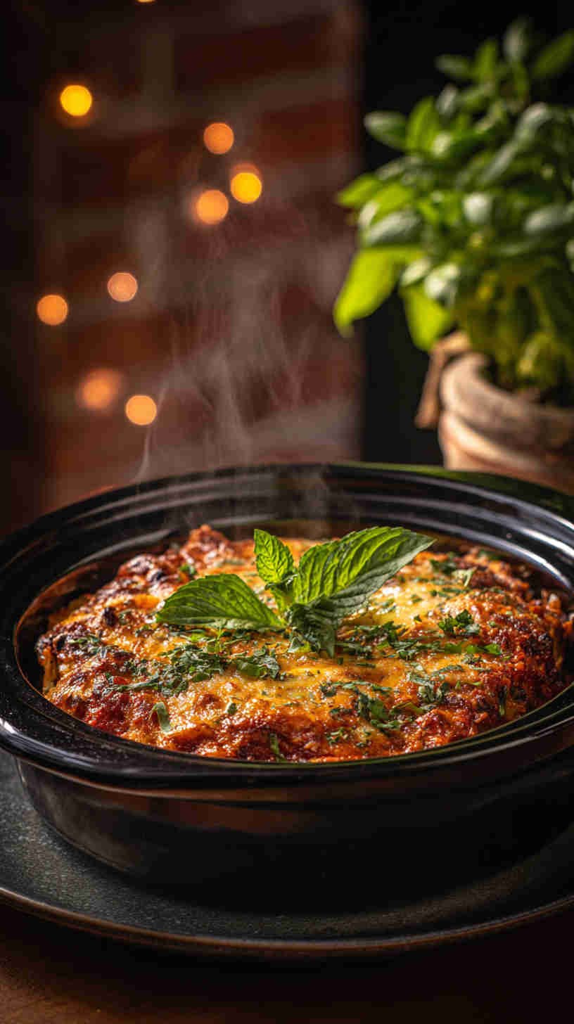 Crockpot Zucchini Lasagna