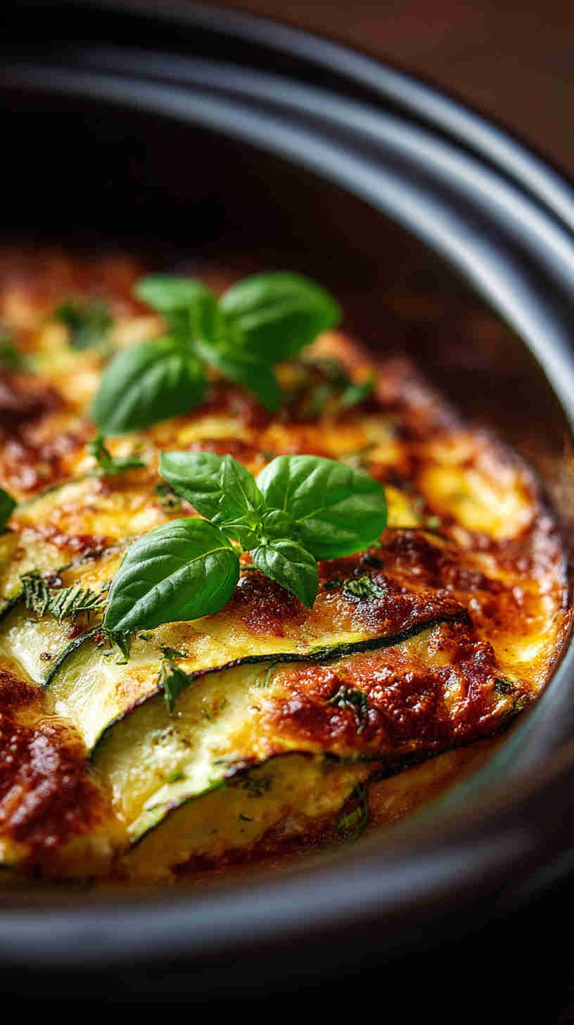 Crockpot Zucchini Lasagna