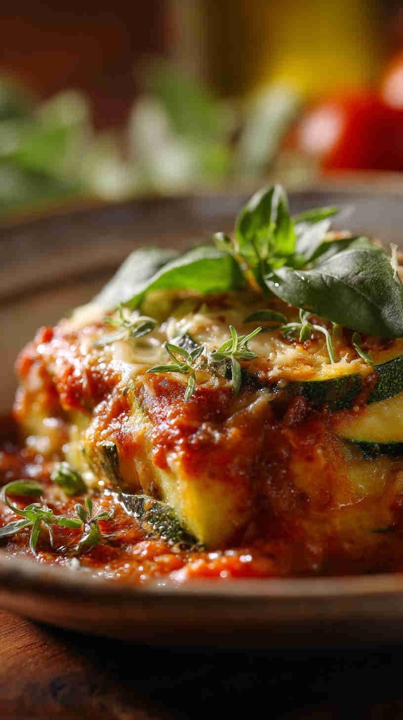 Crockpot Zucchini Lasagna