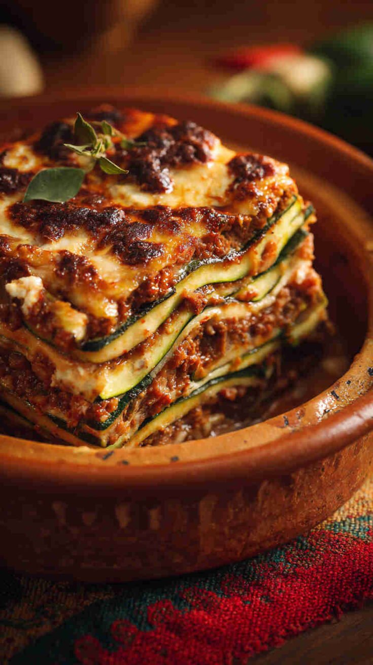 Crockpot Zucchini Lasagna