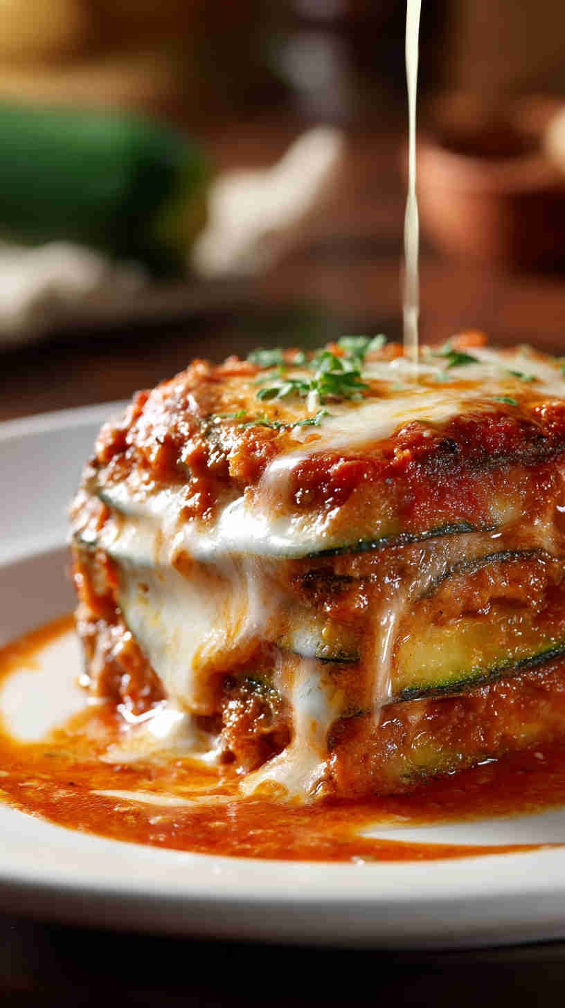 Crockpot Zucchini Lasagna