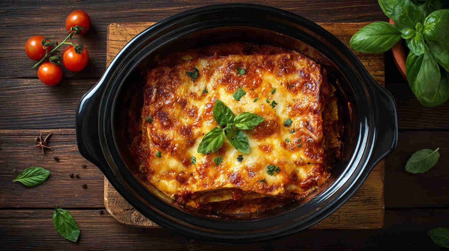 Crockpot Zucchini Lasagna