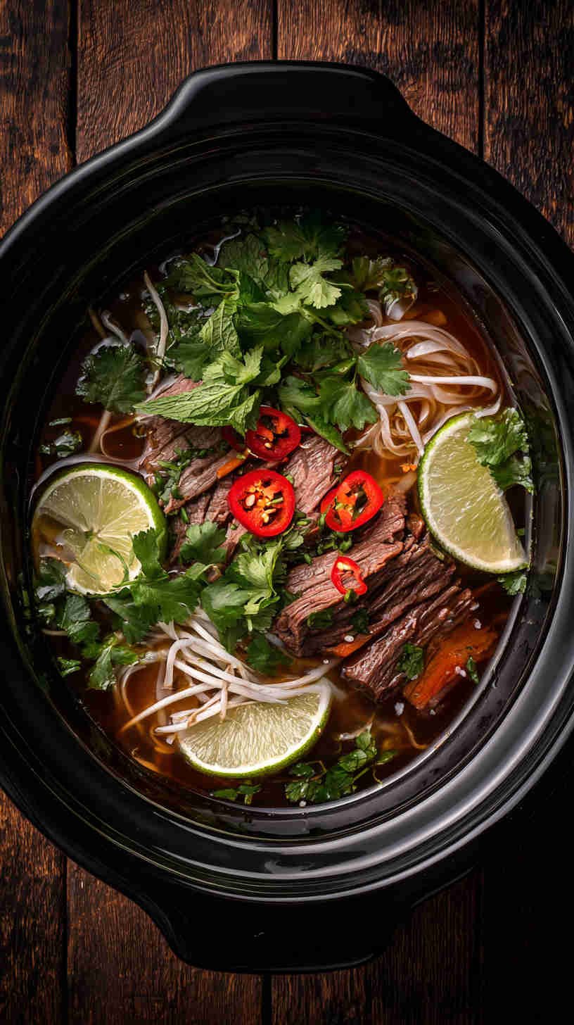 Slow Cooker Beef Pho