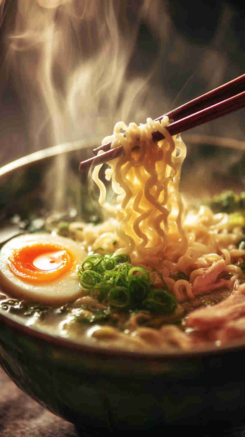 Slow Cooker Chicken Ramen Noodle Soup