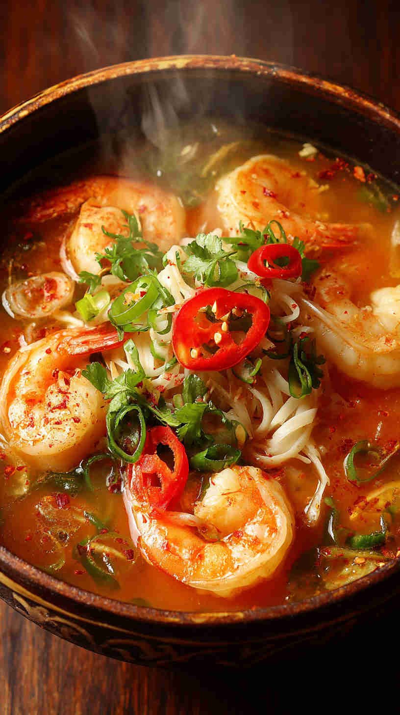 Slow Cooker Pad Thai-Inspired Noodle Soup