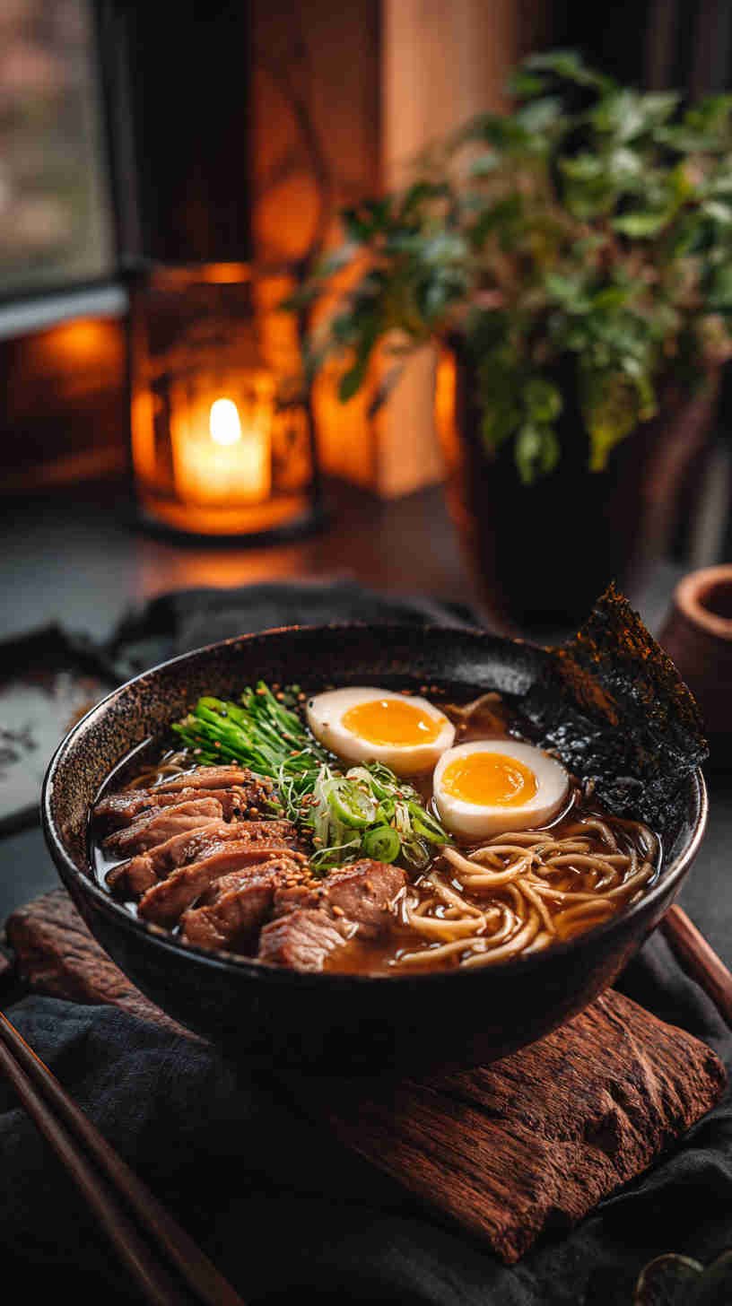 Slow Cooker Pork Miso Ramen