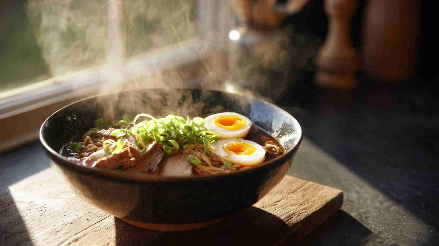 Slow Cooker Pork Miso Ramen