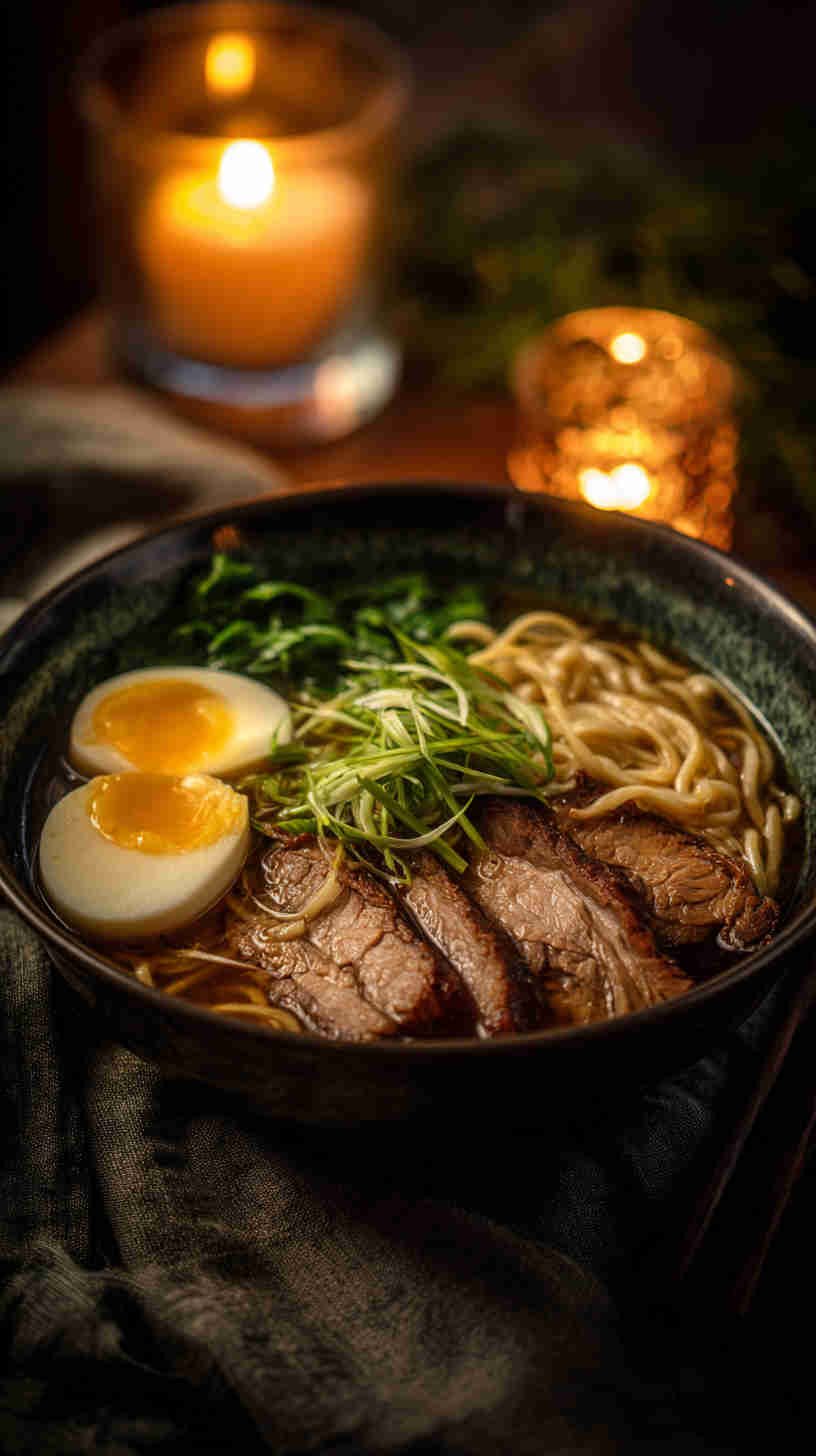 Slow Cooker Pork Miso Ramen