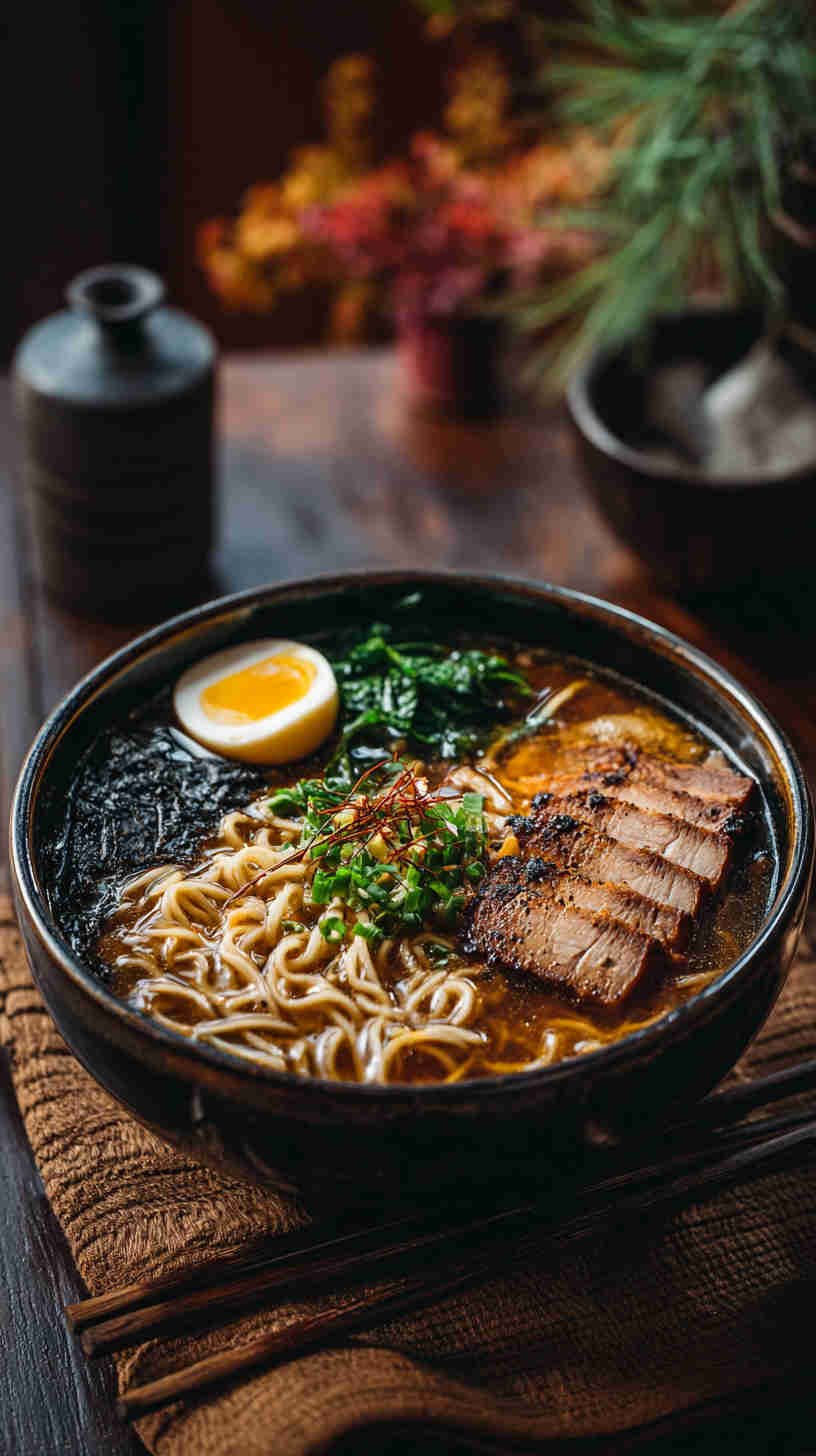 Slow Cooker Pork Miso Ramen