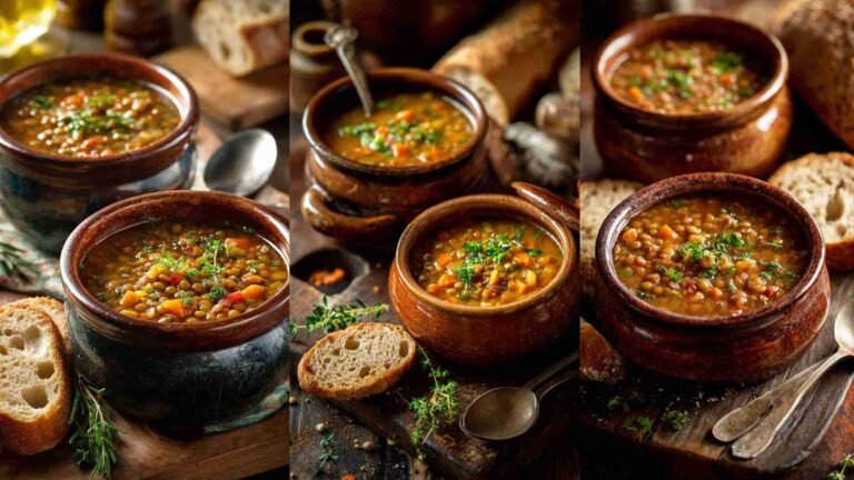 Crockpot Mediterranean Lentil Soup