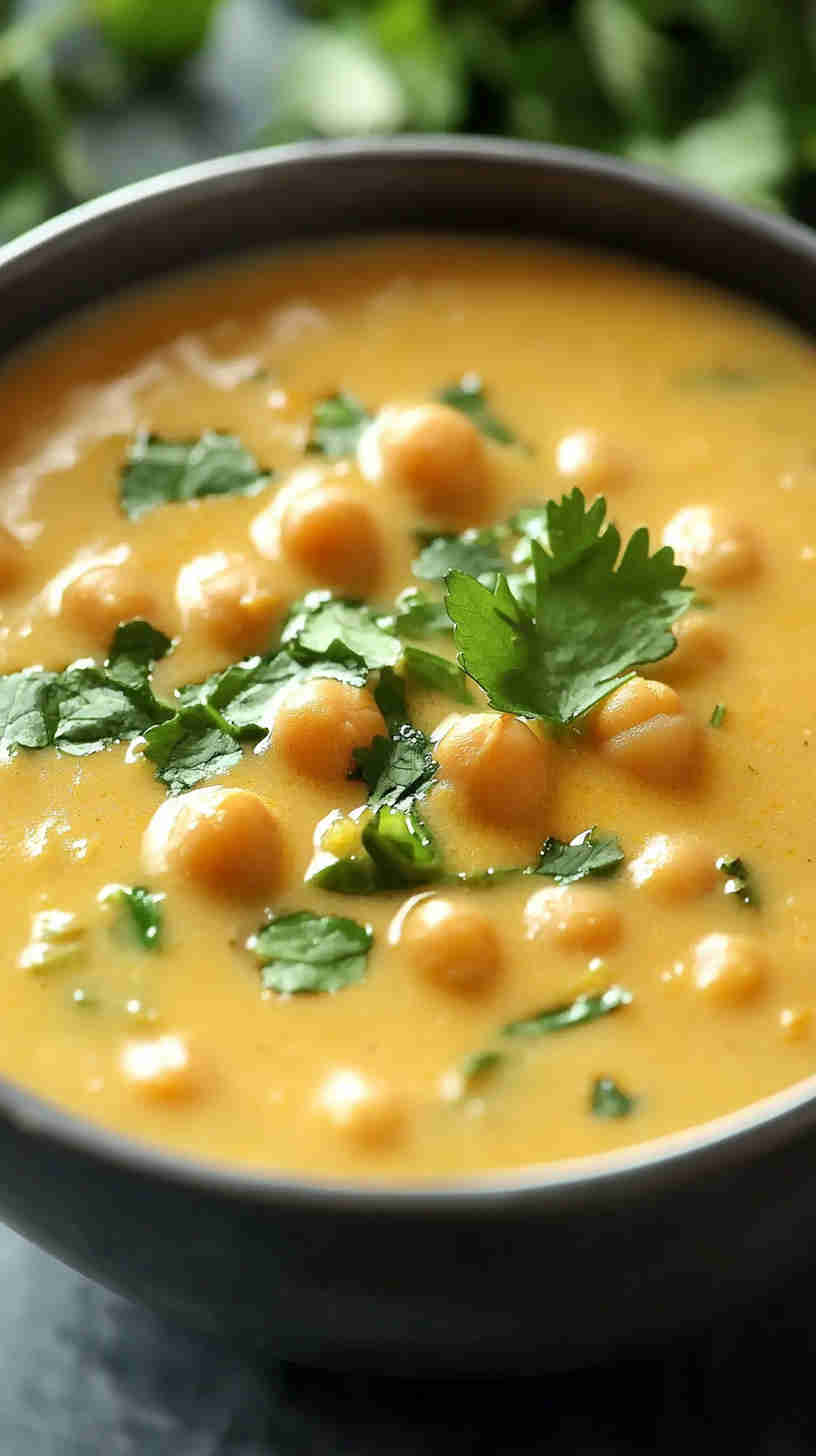 Chickpea and Spinach Coconut Curry