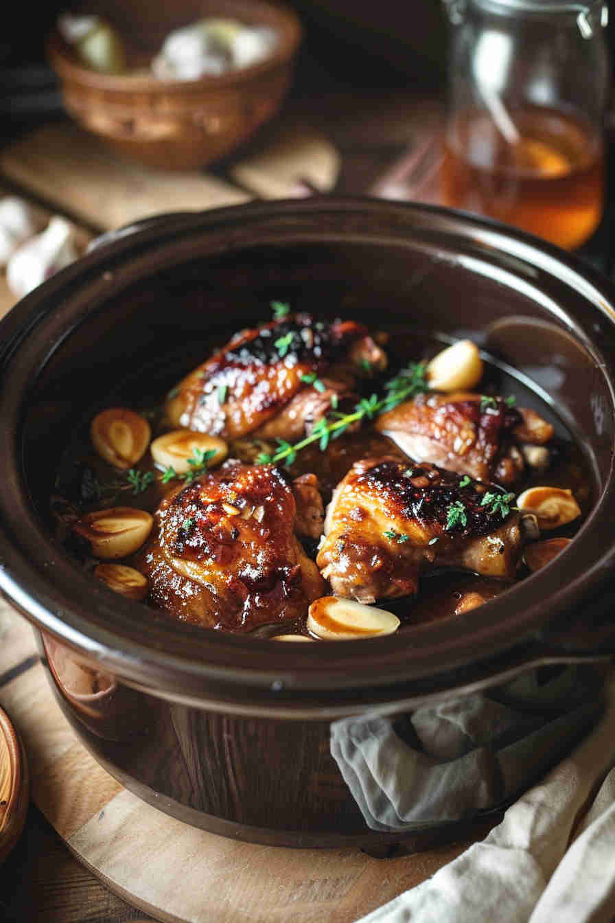 Crockpot Honey Garlic Chicken