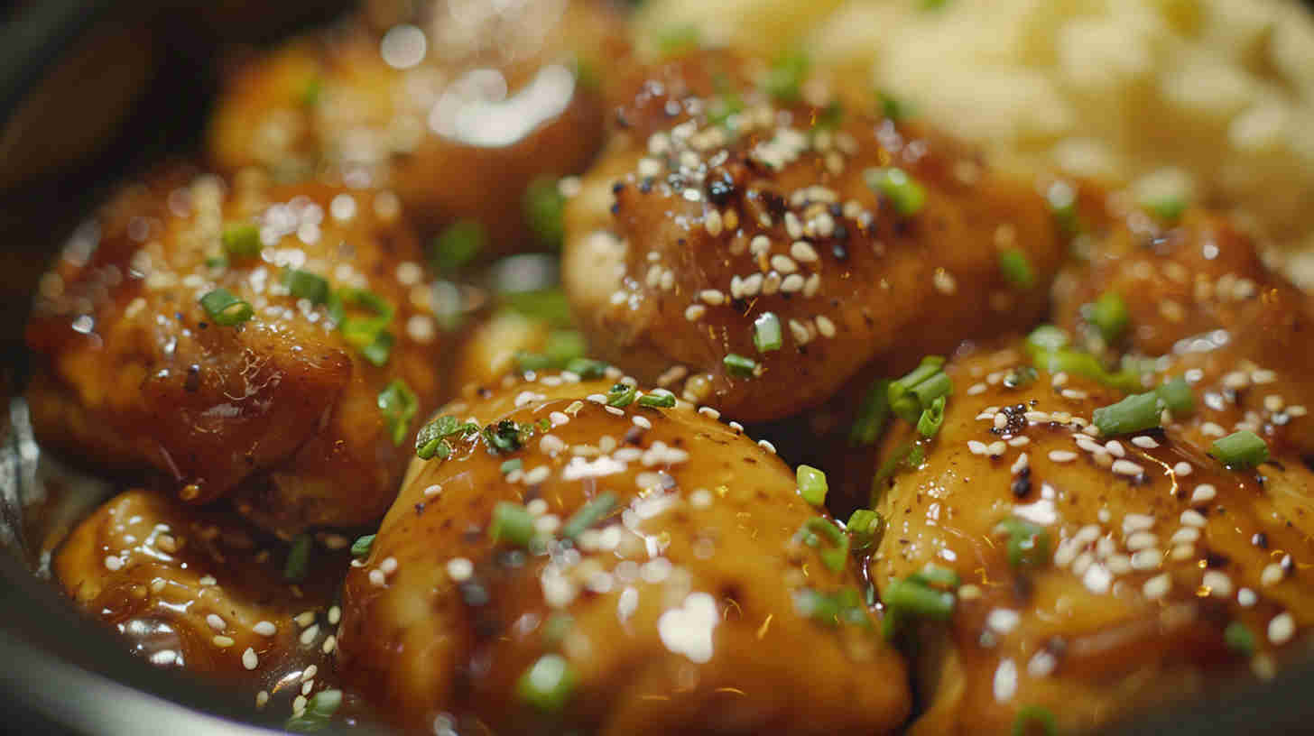 Crockpot Honey Garlic Chicken