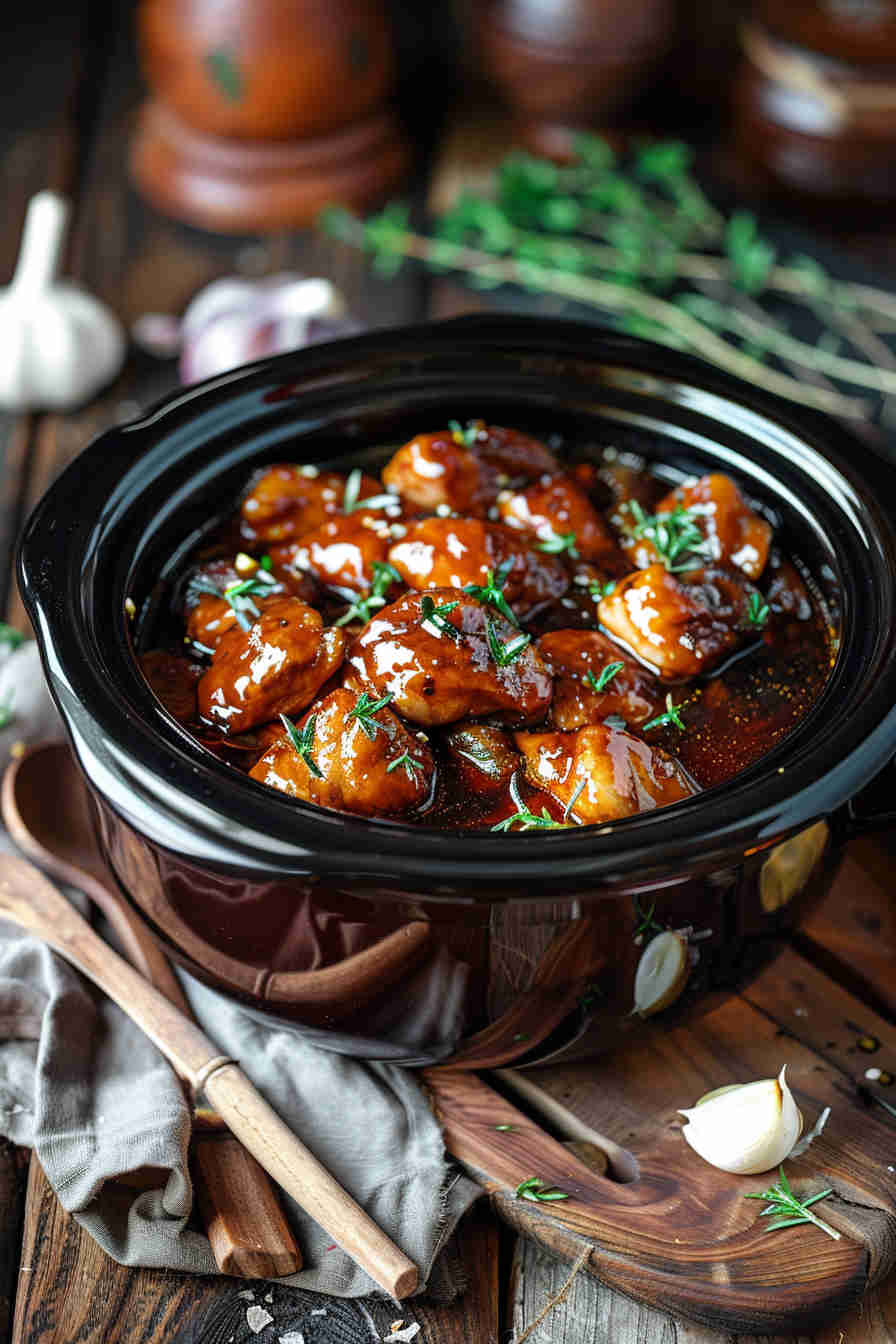 Crockpot Honey Garlic Chicken
