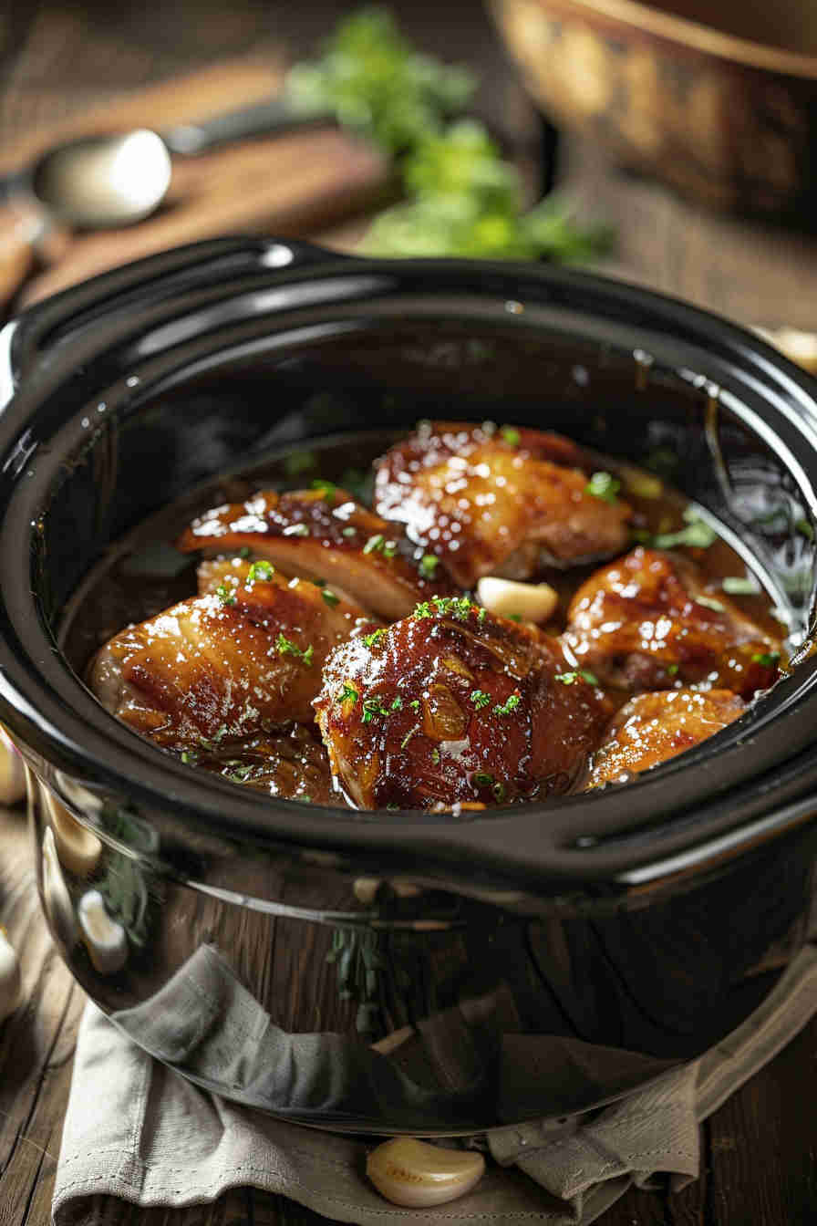 Crockpot Honey Garlic Chicken